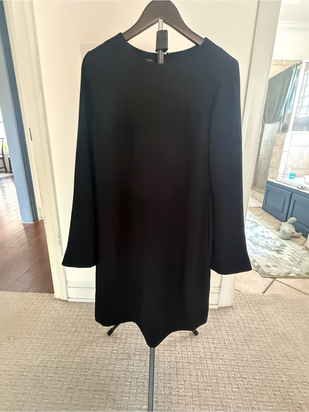Classic Black Women's Shift Dress Talbots Size 6